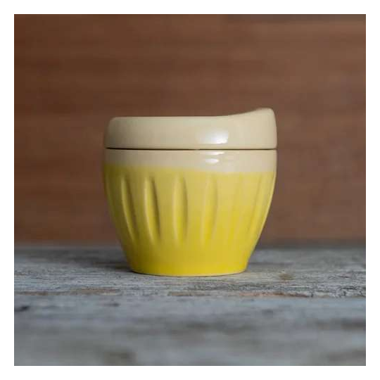 Deksel Reusable Cup Small Yellow