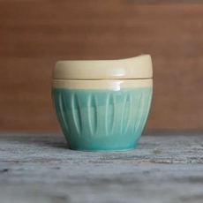 Deksel Reusable Cup Small Turquoise Green-artists-and-brands-The Vault