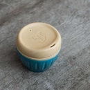 Deksel Reusable Cup Small Turquoise Blue