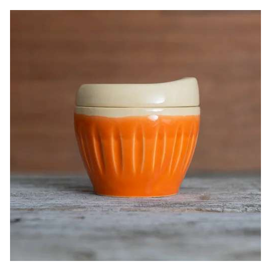 Deksel Reusable Cup Small Orange