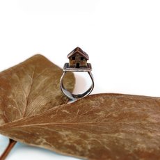 House Ring Brass Copper-jewellery-The Vault