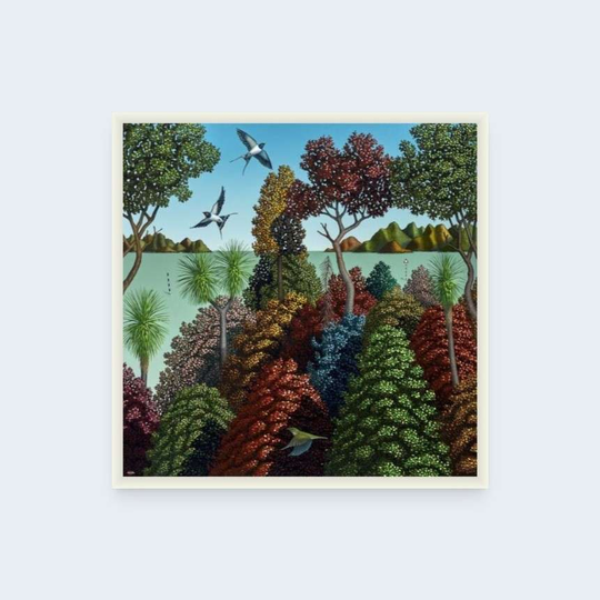 Morning Glory Box Frame White