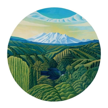 Whanganui to Ruapehu A2 Round Print