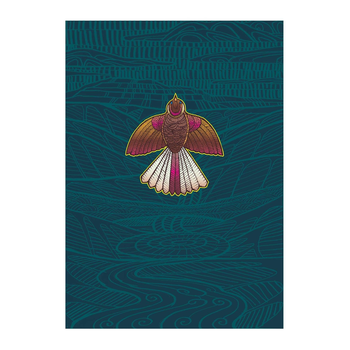 Piwakawaka at The Stream A2 Print