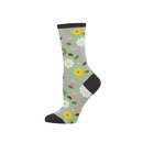 Woman's Socks Wiggly Worm Green