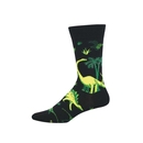 Man's Socks Scenic Dinos Black
