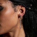 Rising Cobra Earrings Silver