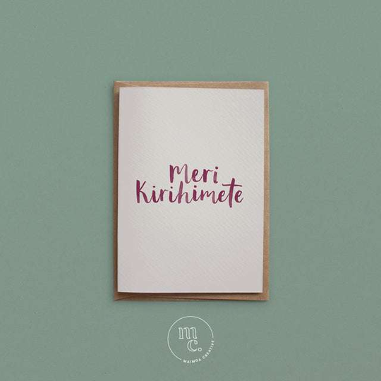 Meri Kirihimete Card