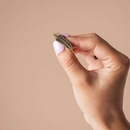 Huia Feather Antique Gold Pin