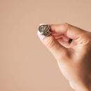 Kawakawa Leaf Antique Gold Pin