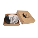 Coastal Toetoe Dippled White on Black 10cm Bowl