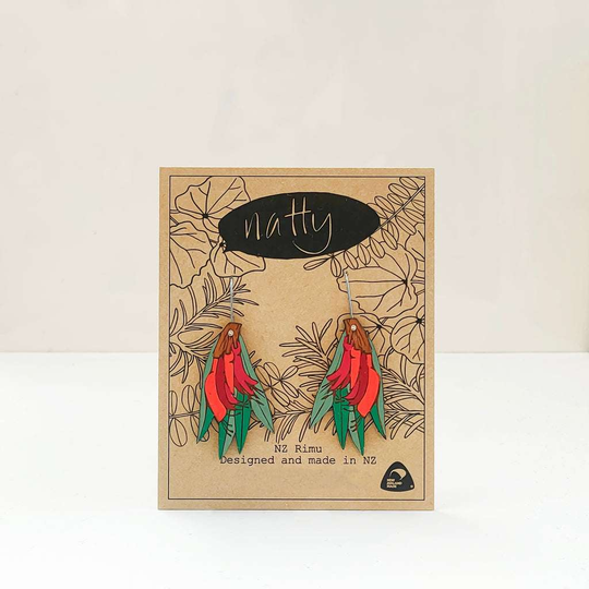 Harakeke Flower Earrings