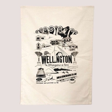 Wellington Tea Towel-artists-and-brands-The Vault