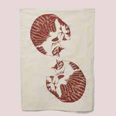 Cat Nap Tea Towel-artists-and-brands-The Vault