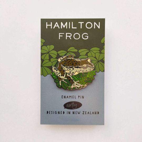 Hamilton Frog Enamel Pin