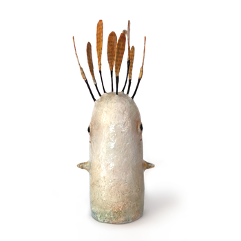 Fio Forest Keeper Paper Mache Sculpture