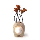 Qin Forest Walker Paper Mache Sculpture