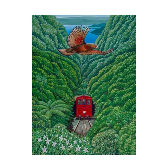 Kaka & the Cable Car A2 Print