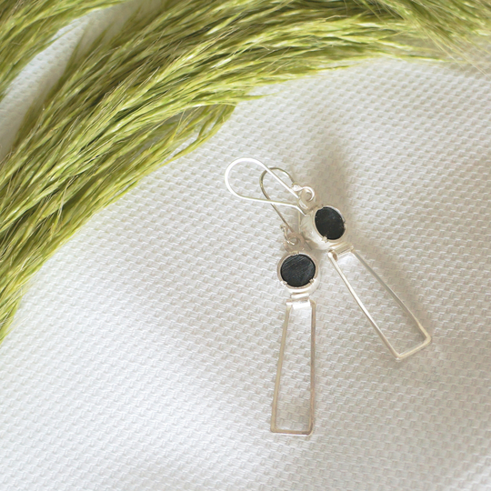 Pounamu Earrings Rectangle