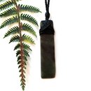 Pounamu Pendant Lashed Toki Large