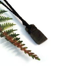 Pounamu Pendant Lashed Toki Small-jewellery-The Vault