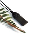 Pounamu Pendant Lashed Toki Medium