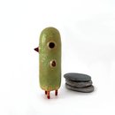 Gir Bird Totem Paper Mache Sculpture