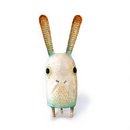Jin Rabbit Totem Paper Mache Sculpture
