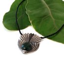 Silver Piwakawaka Pendant with Pounmau