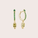 Renew Hoop Studs Gold Plate