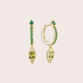 Renew Hoop Studs Gold Plate