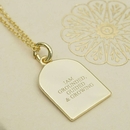 Tree of Life Grounded Necklace Gold Plate