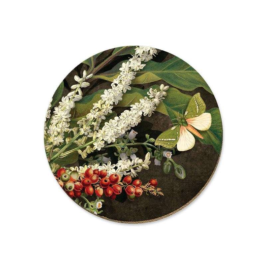 Nikau Berries Kohekohe Ti Kouka Coaster Single