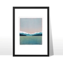 Long White Cloud Frame Unique Monotype Medium