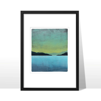 Calm Mood Frame Unique Monotype 