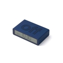 Lexon Flip Classic Rubber Alarm Clock Dark Blue