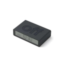 Lexon Flip Classic Rubber Alarm Clock Dark Grey
