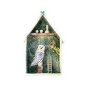 Hanging Owl House Sculpture