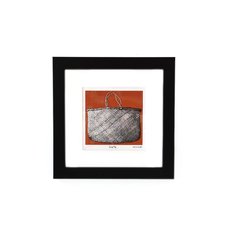 Kete Bronze Background Framed Hand Screen Print-artists-and-brands-The Vault