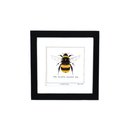 Bumble Bee Framed Hand Screen Print