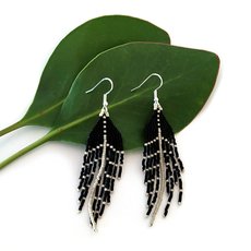 Japanese Seed Beads Earrings-jewellery-The Vault