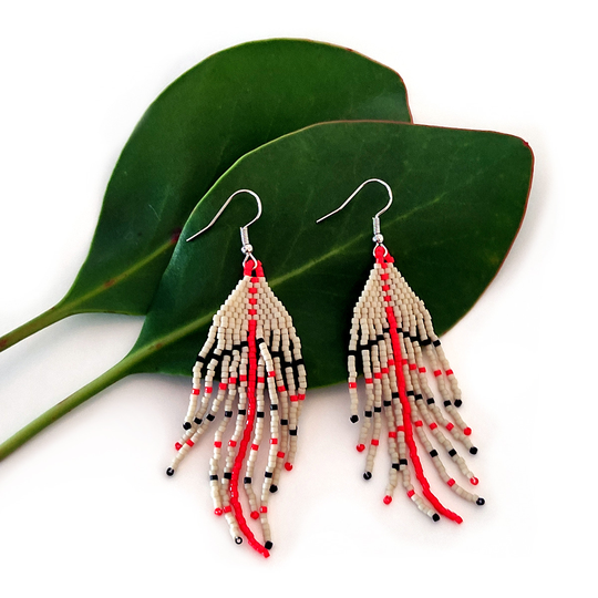 Japanese Seed Beads Earrings