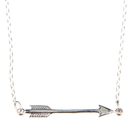 La Petite Arrow Silver Necklace