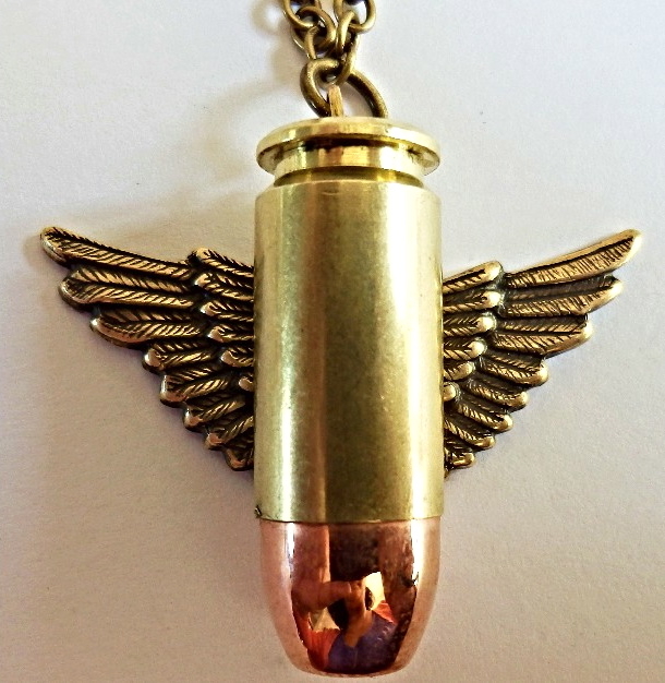 Copperhead Winged Pendant Brass NZ Jewellery at The Vault NZ