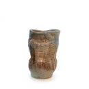 Salt Fired Crumbled Vase