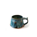 Conical Blue Green Mug