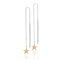 Stargazer Thread Earrings 9ct Gold