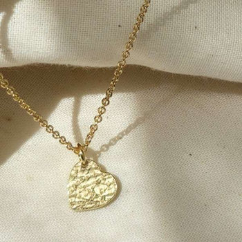 Sweetheart Necklace Gold Plate