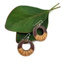 Porcelain Earrings Donut