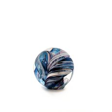 Glass Paperweight Knot Blue-artists-and-brands-The Vault